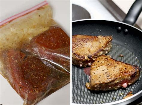 Transfer to a cutting board. yellowfin tuna recipe pan seared