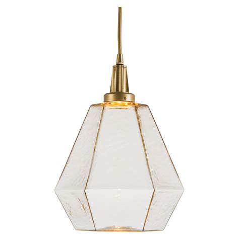 A Bold Geometric Glass Pendant Light That Nods To Today’s Most Popular Design Trends Available