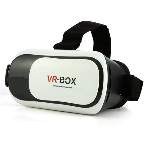 buy online 3d vr box virtual reality glasses white at cheap price in india 24eshop