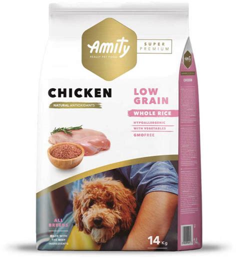 Vásárlás Amity Hypoallergen Száraz Kutyatáp Adult 14 Kg Chicken