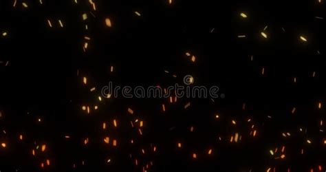 Fire Burning Embers Ash Particles Stock Footage Video Of Particle