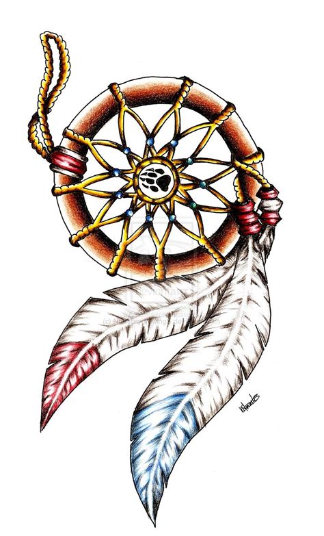 Dream Catcher Tattoo Drawing Free Download On Clipartmag