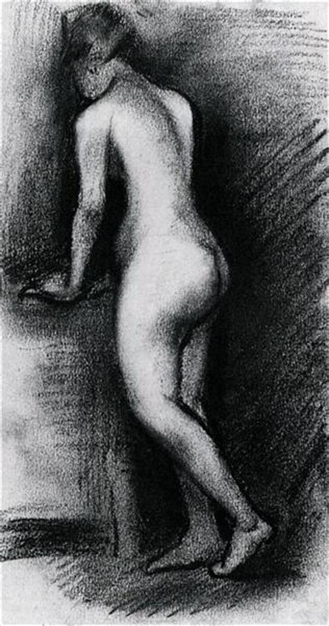 Female Nude Standing Vincent Van Gogh Wikiart Org