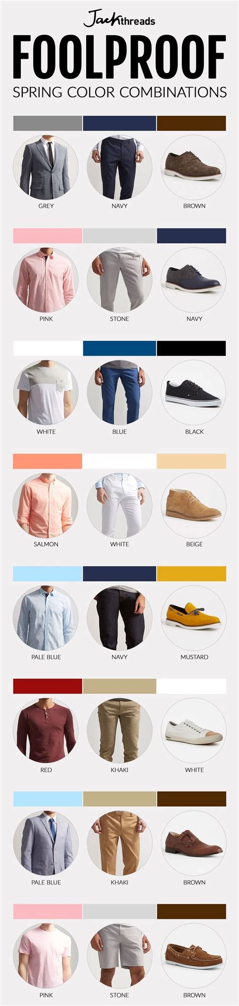 8 Foolproof Spring Color Combinations As Selected By A Stylist Mens