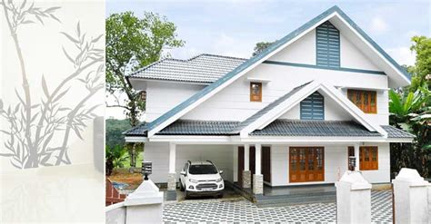Home >> house plans >> 2000 square feet house plans. 2600 Square Feet 4 Bedroom Sloping Roof Double Floor Home ...