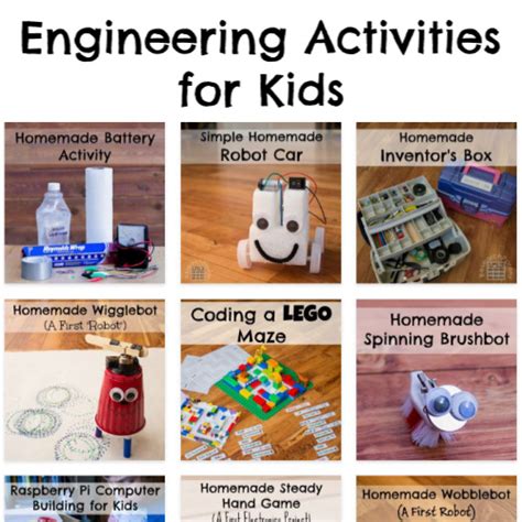 Engineering And Technology Activities For Kids