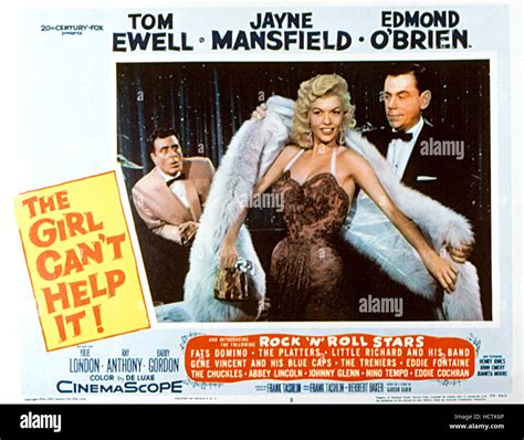 The Girl Can T Help It Edmond O Brien Jayne Mansfield Tom Ewell 1956 Tm And Copyright C