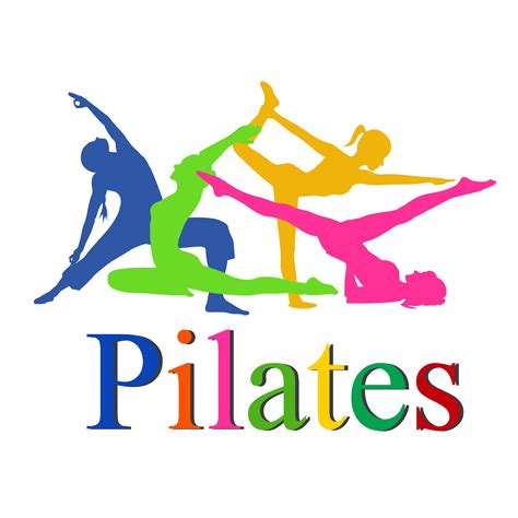 Fitness Pilates Yoga Vector Pilates Logo Pilates Mat Pilates