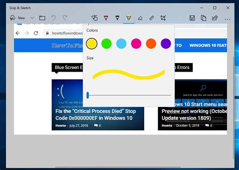 How To Use Snip Sketch Snipping Tool App In Windows 10 Beginners Hot