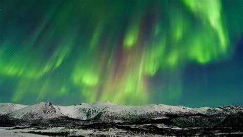 New Aurora Pictures Solar Storms Light Up Arctic Night