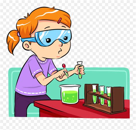Cartoon Images Of A Scientist Doing An Experiment Clipart 5350846