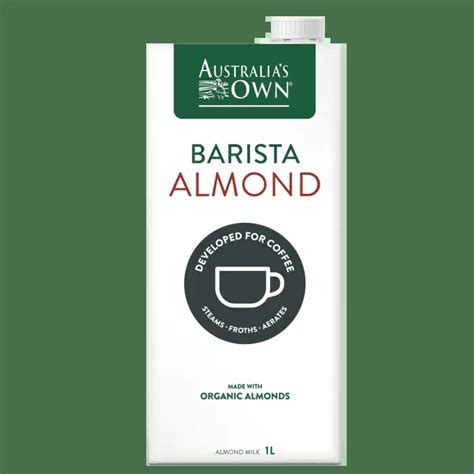 Australias Own Barista Almond Milk Australias Own Foods
