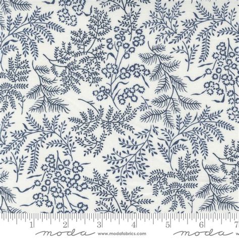 Nantucket Summer Cream Navy By Camille Roskelley For Moda Fabric M55261