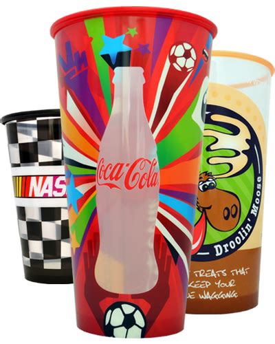 Custom Printed Clear Plastic Cups Plastic Cups Gator Paper