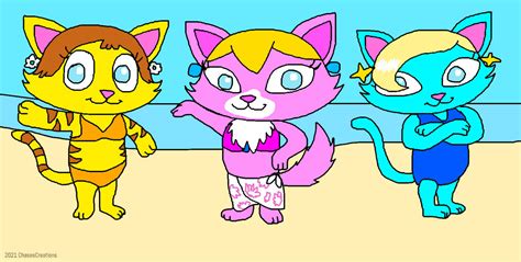 Beach Cat Princesses By Chasescreations On Deviantart