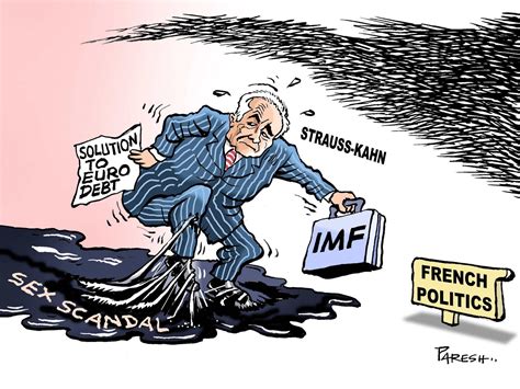 Overseas Editorial Cartoonists Offer Their Opinions On The Imf Chiefs