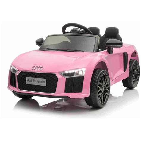 Audi R8 Spyder Super Sports Toy Car Kids 12v Ride On Car In Pink