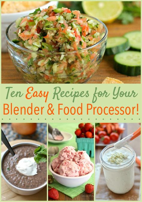 We have global hors d'oeuvres from all over the world, but for parties like a 4th of july barbecue or a football game viewing party , classic american bites are also fantastic choices. 10 Recipes Made Easy With Your Blender or Food Processor ...