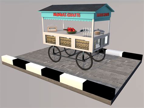 Indian Street Food Cart Panipuri Cart By Karthik V Das On Dribbble
