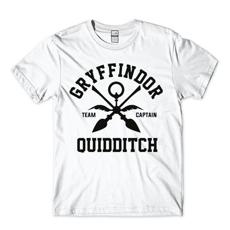 Harry Potter Inspired Gryffindor Quidditch Unisex T Shirt S 5xl All Colours