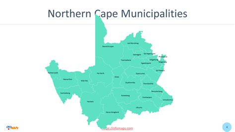 Northern Cape Map Of South Africa Ofo Maps