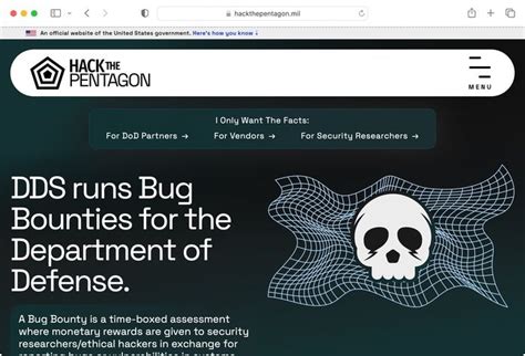 Hack The Pentagon Website Promotes The Benefits Of Bug Bounties To Us