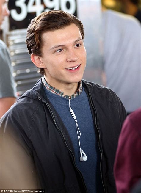 Tom Holland Looks Focused As He Films Scenes For Spider Man Homecoming