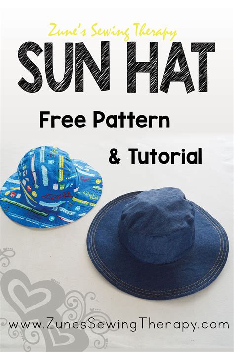 Free Sun Hat Sewing Pattern Women Sun Hat Pdf Sewing Pattern Tutorial Artofit