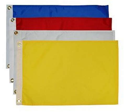 12 X 18 Solid Color Nylon Flags