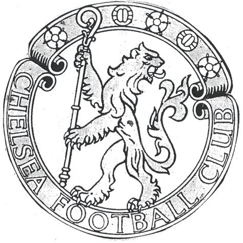 Chelsea Logo Pages Coloring Pages