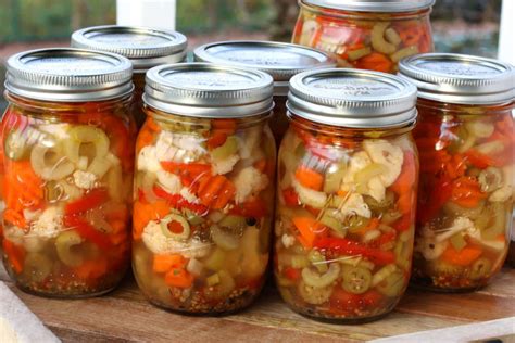 Best Homemade Giardiniera (Hot or Mild) | Recipe | Pickling recipes