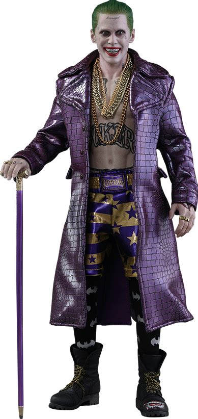The Joker Purple Coat Version Aus Dem Film Suicide Squad Von Hot Toys Jared Leto Mms382