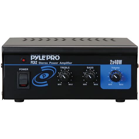 Pyle Pca2 Mini Stereo Power Amplifier Ebay