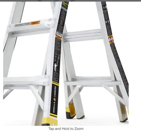15 Ft Reach Mpxt Aluminum Multi Position Ladder With Project Top 375