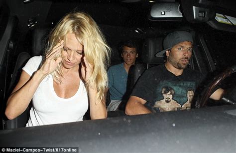 Pamela Anderson Reunites With Ex Husband Rick Salomon To Grab A