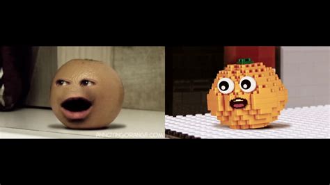 Annoying Orange Monster Burger Comedy Vs Lego Youtube