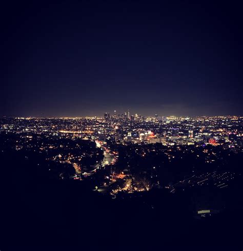 View From Hollywood Hills The Other Night Rlosangeles