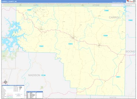 Maps Of Carroll County Arkansas