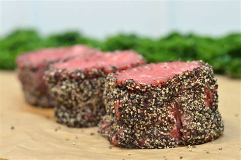 pepper crusted fillet mignon steak the prime cut ny