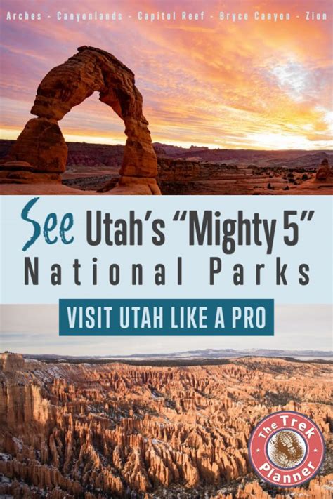 Utahs Mighty 5 National Park Ultimate Road Trip The Trek Planner