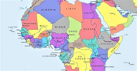 08 SOCIALES : Mapas de Africa aspecto físico y político