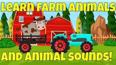 Learn Farm Animals Learning Farm Animal Names And Animal