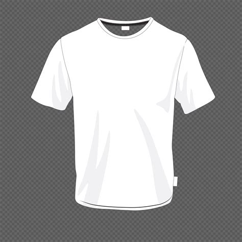 White T Shirt Vector At Getdrawings Free Download