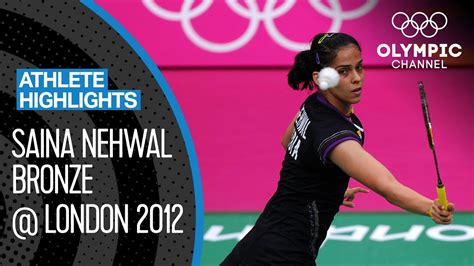 saina nehwal 🇮🇳 india s first ever olympic badminton medallist athlete highlights youtube