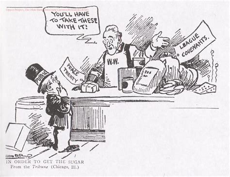 This Is A Cartoon Of The Treaty Of Versailles It Shows