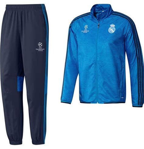 Der weltstar und sein edles design. Kaufe Trainingsanzug Real Madrid 2015-2016 (Blau)