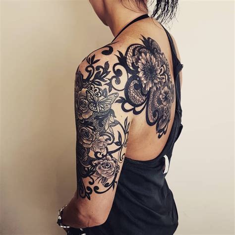 Https://techalive.net/tattoo/black Lace Tattoo Design