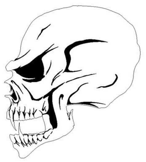 skull stencil printable templates guide patterns