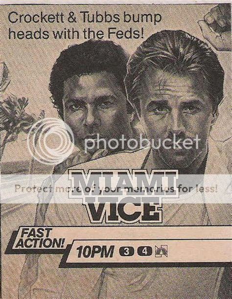 Tv Guide Miami Vice Art Cooper And Burnetts Miami Vice Scrapbook