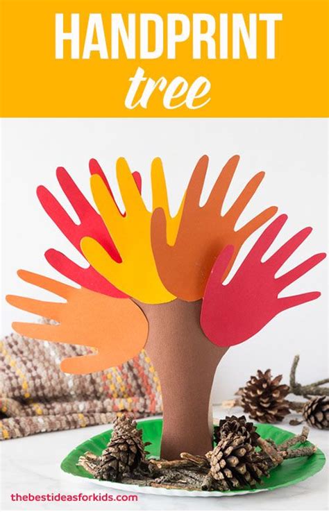 Handprint Tree The Best Ideas For Kids Fall Crafts For Kids Fall
